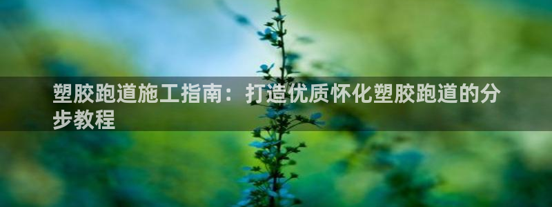 谈球吧-体育赛事：塑胶跑道施工指南：打造优质怀化塑胶跑道的分
步教程