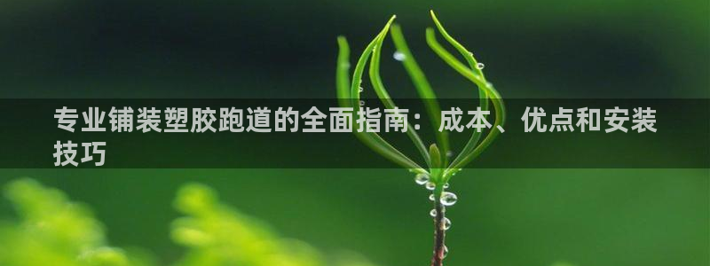 谈球吧言网入口：专业铺装塑胶跑道的全面指南：成本、优点和安装
技巧
