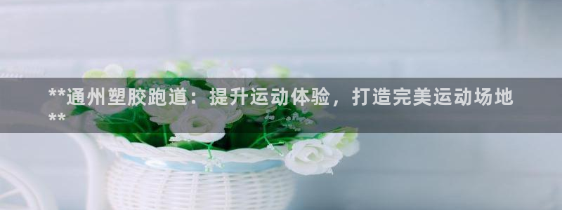 谈球吧黑款：**通州塑胶跑道：提升运动体验，打造完美运动场地
**
