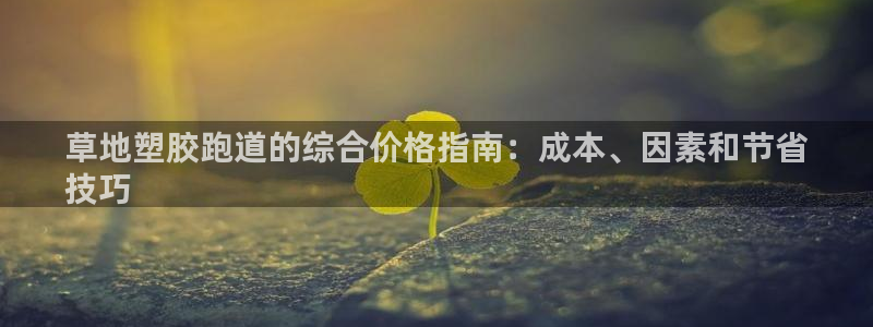 谈球吧红包激活码：草地塑胶跑道的综合价格指南：成本、因素和节省
技巧