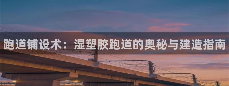 谈球吧在线登陆：跑道铺设术：湿塑胶跑道的奥秘与建造指南