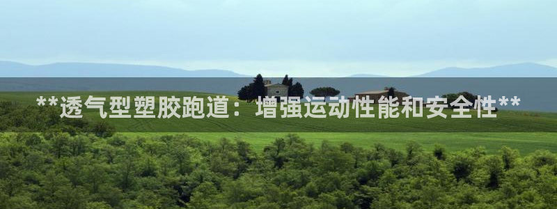 谈球吧平台正规吗：**透气型塑胶跑道：增强运动性能和安全性**