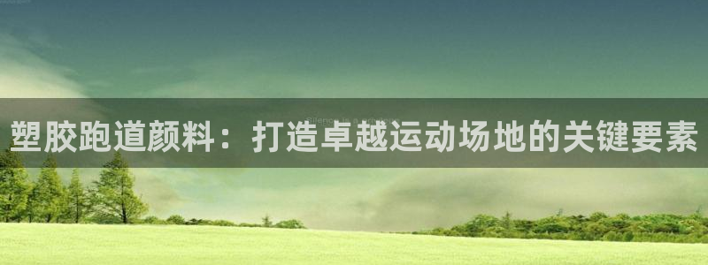 谈球吧体育app登陆不上：塑胶跑道颜料：打造卓越运动场地的关键要素