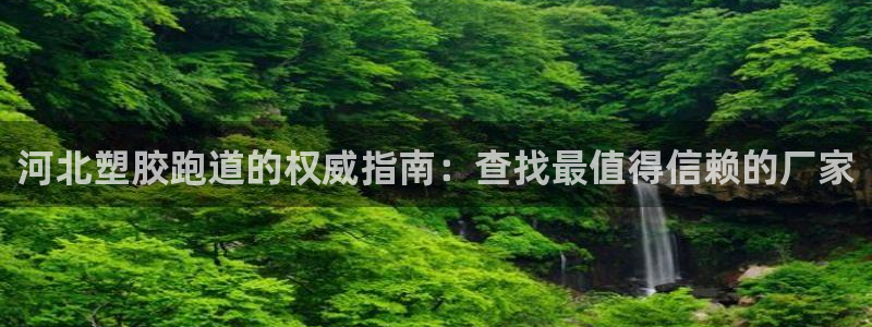 谈球吧：河北塑胶跑道的权威指南：查找最值得信赖的厂家