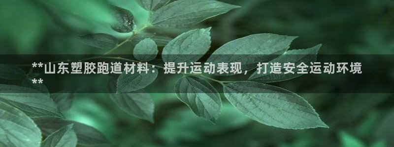 谈球吧娱乐app下载官网苹果：**山东塑胶跑道材料：