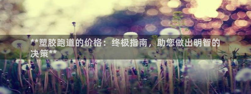 谈球吧的聊天软件叫什么来着：**塑胶跑道的价格：终极指南，助您做出明智的
决策**
