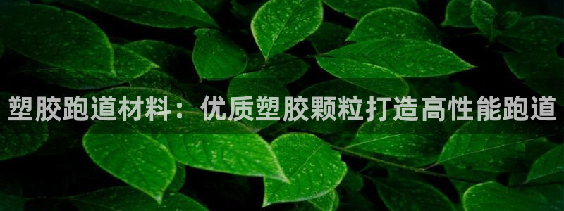谈球吧属于哪个旗下的品牌：塑胶跑道材料：优质塑胶颗粒打造高性能跑道