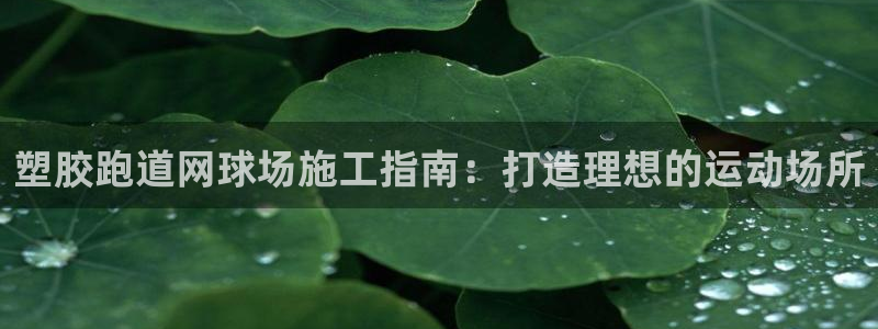 谈球吧能提现不：塑胶跑道网球场施工指南：打造理想的运动场所