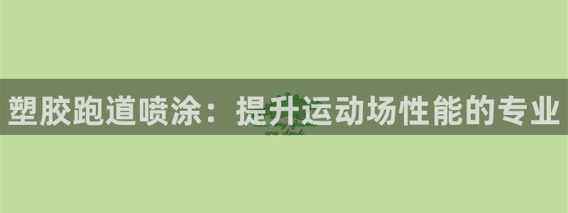 谈球吧下载地址：塑胶跑道喷涂：提升运动场性能的专业