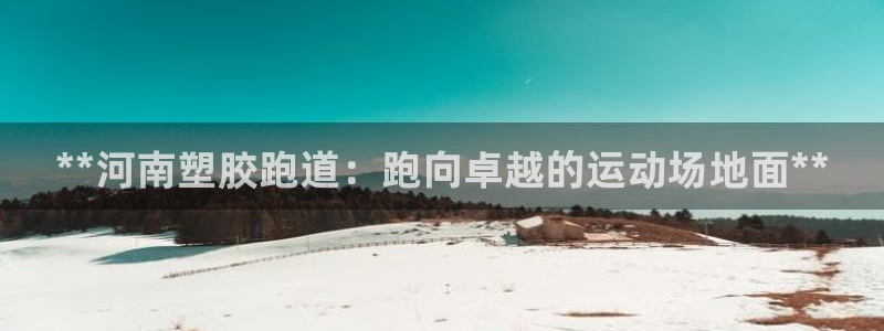 谈球吧中国官方网站：**河南塑胶跑道：跑向卓越的运动场地面**