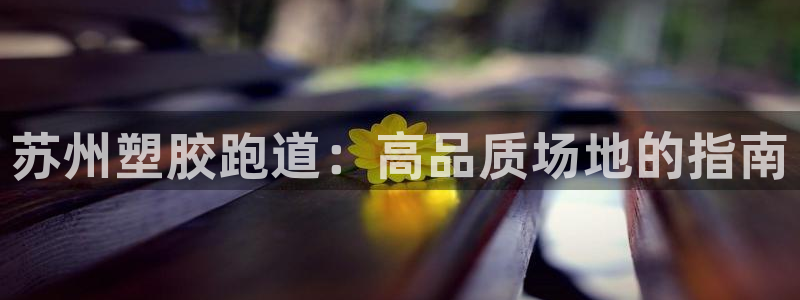 谈球吧APP：苏州塑胶跑道：高品质场地的指南