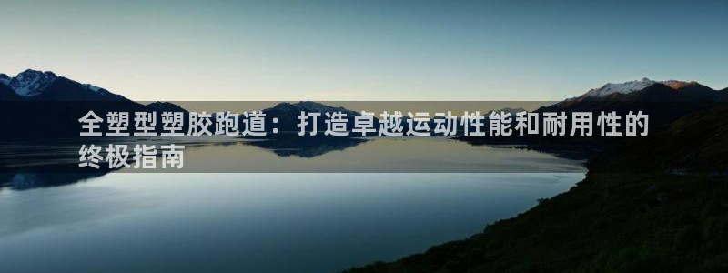 谈球吧登录网：全塑型塑胶跑道：打造卓越运动性能和耐用性的
终极指南
