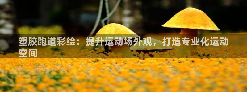 谈球吧官网在线入口手机版下载：塑胶跑道彩绘：提升运动