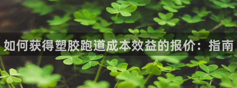 谈球吧官方网站：如何获得塑胶跑道成本效益的报价：指南