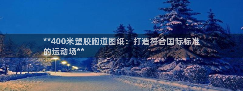谈球吧登录网：**400米塑胶跑道图纸：打造符合国际标准
的